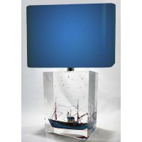 Tischlampe Segler Fischkutter